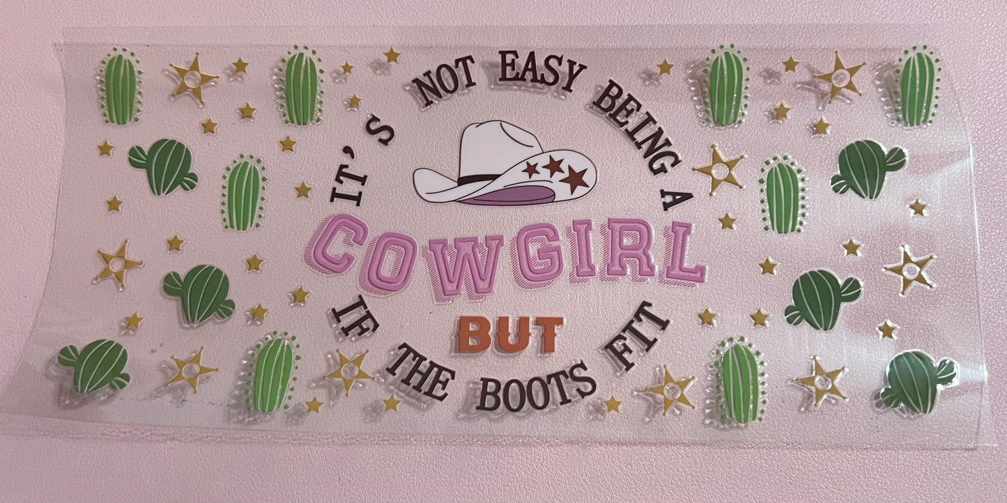 Not easy being a cowgirl