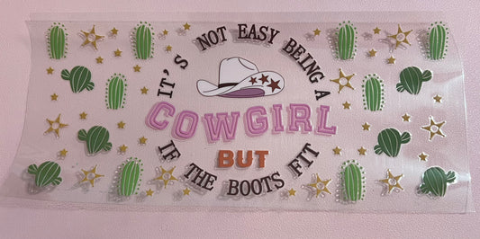 Not easy being a cowgirl