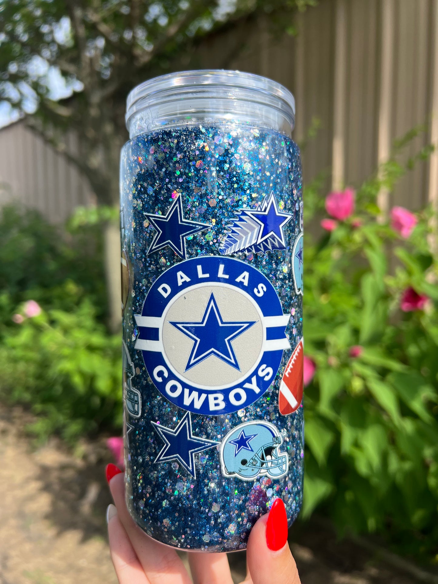 20oz snow globe tumbler